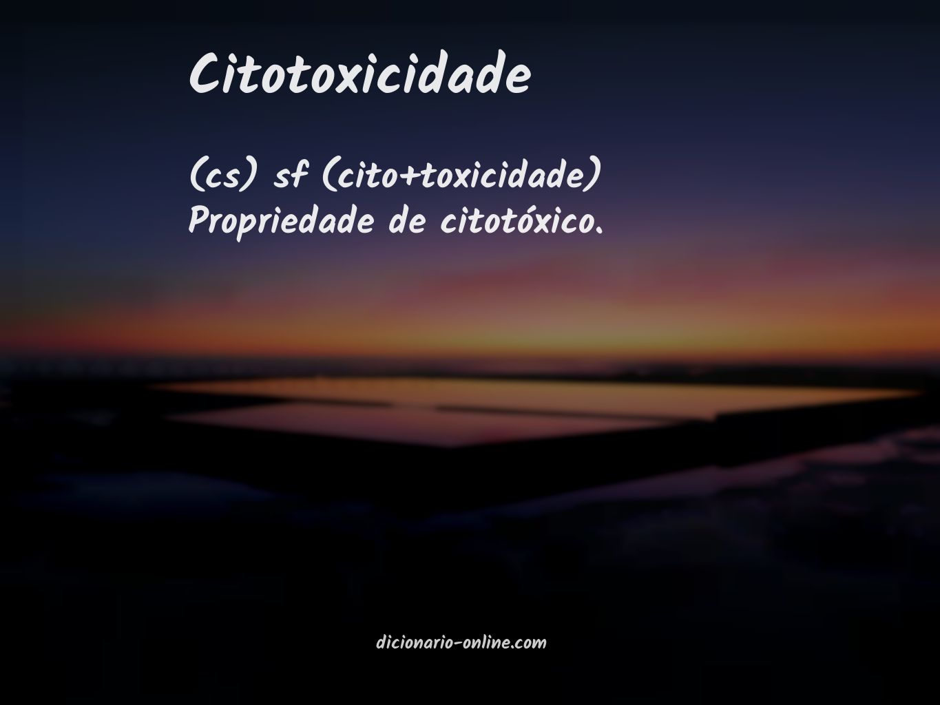 Significado de citotoxicidade