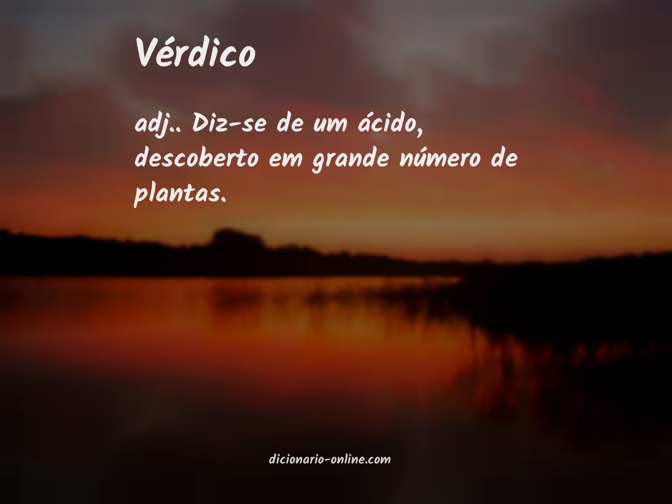 Significado de vérdico