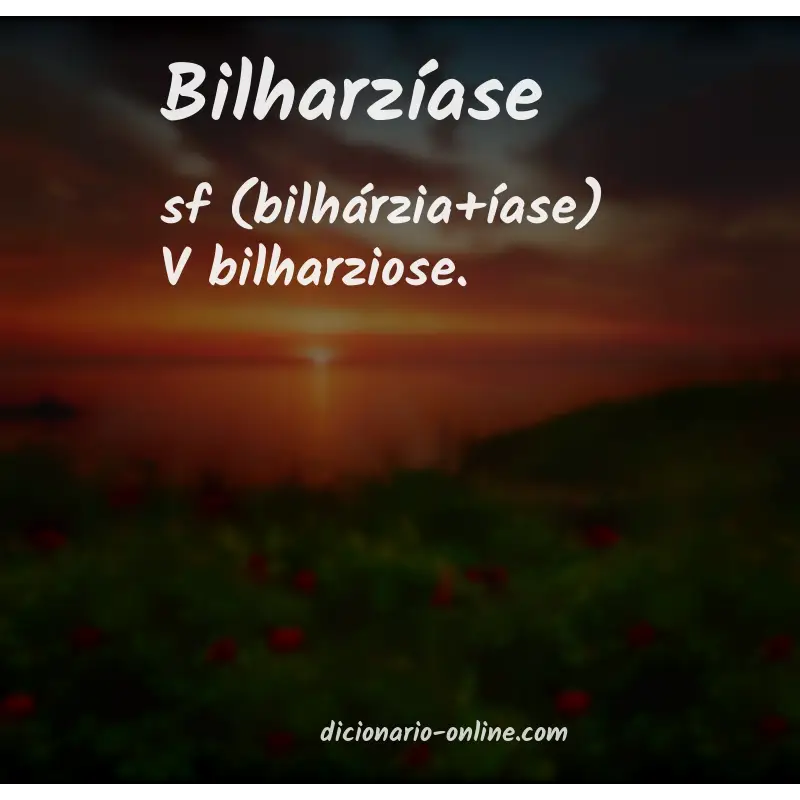 Significado de bilharzíase