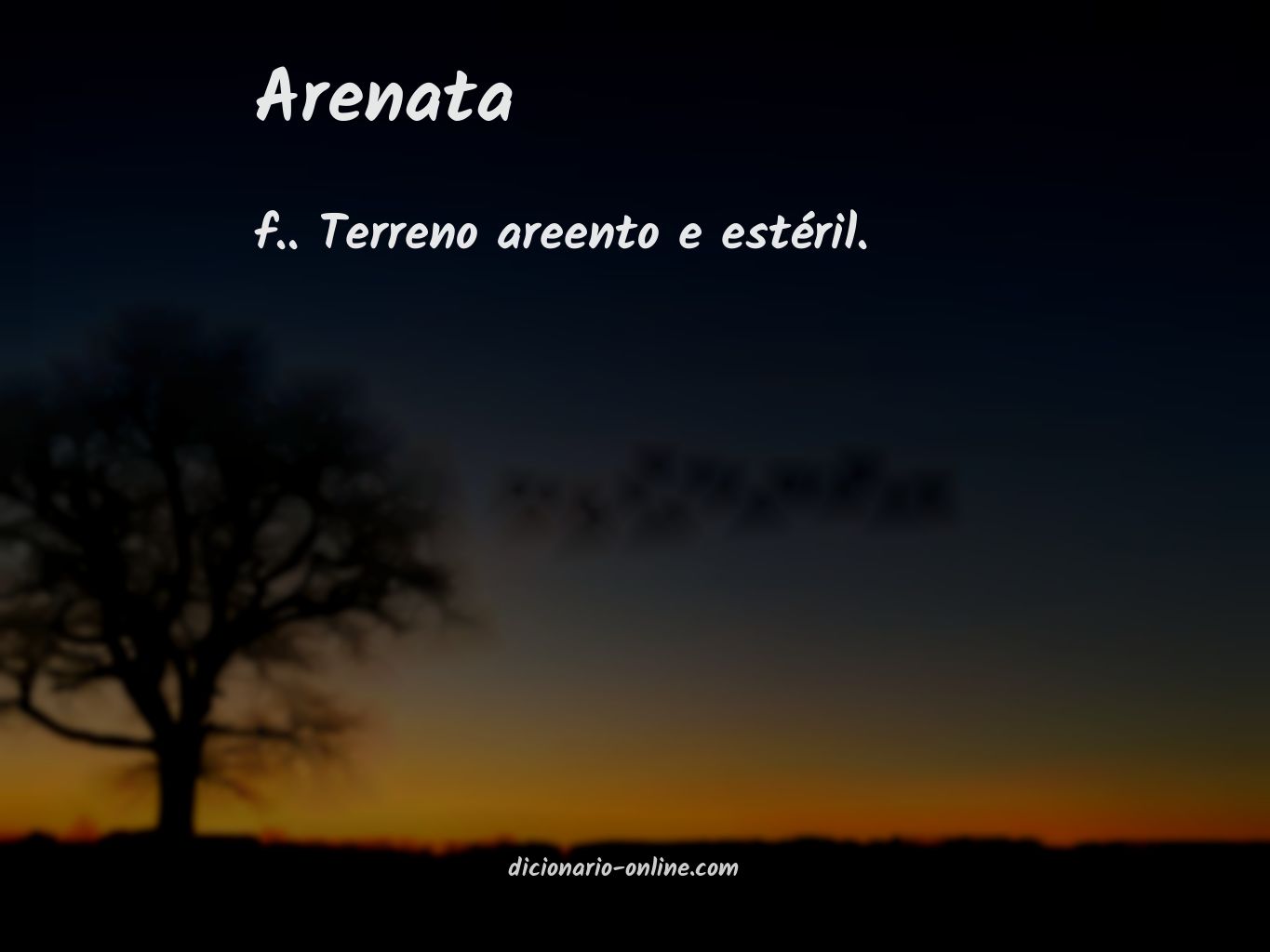 Significado de arenata