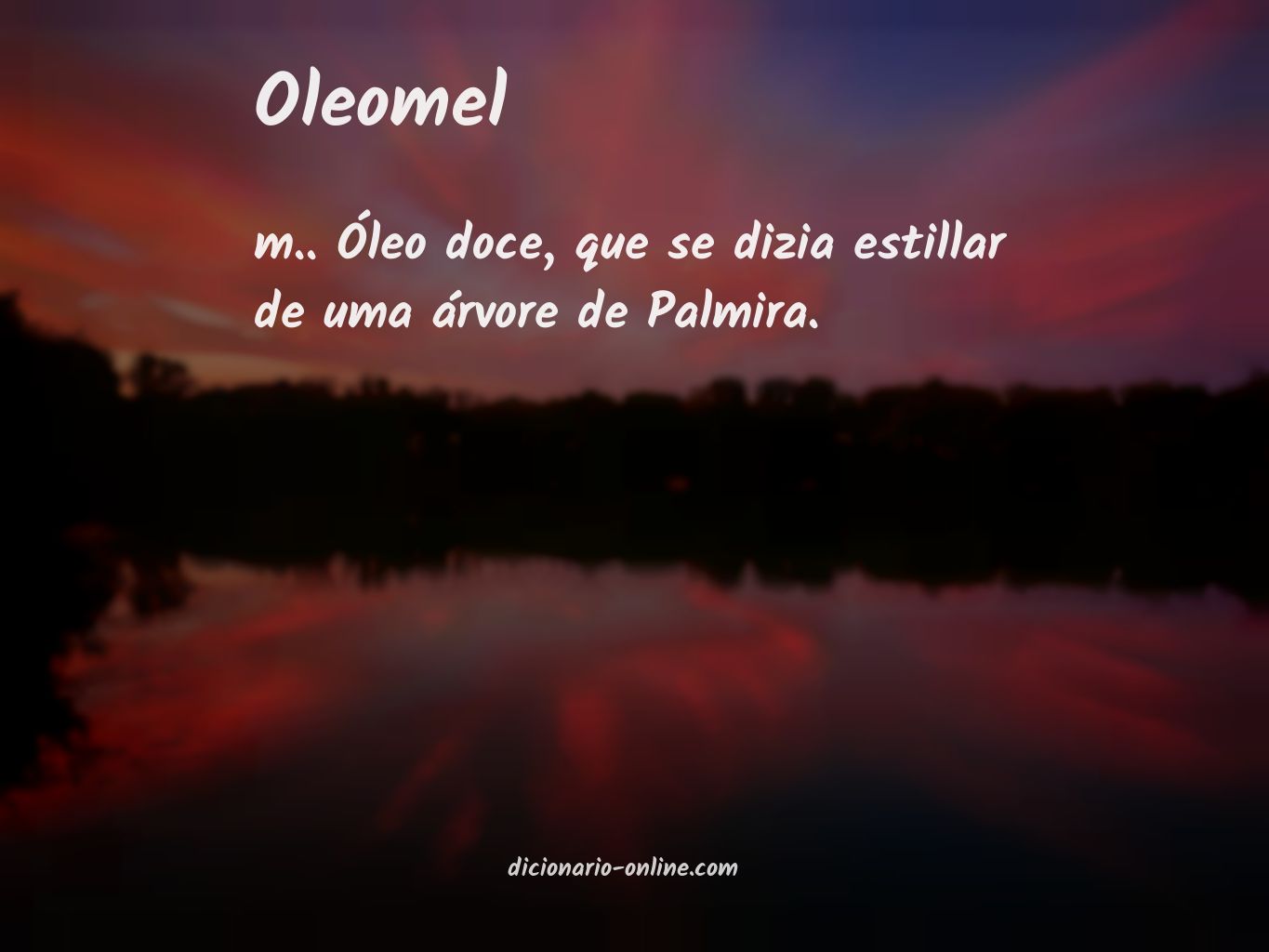 Significado de oleomel