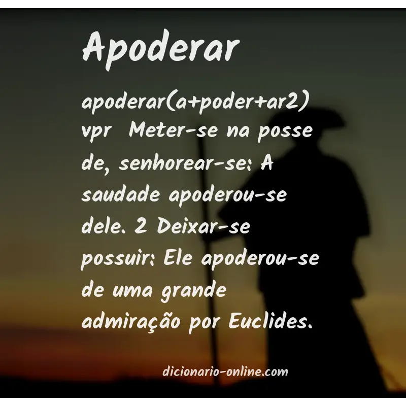 Significado de apoderar