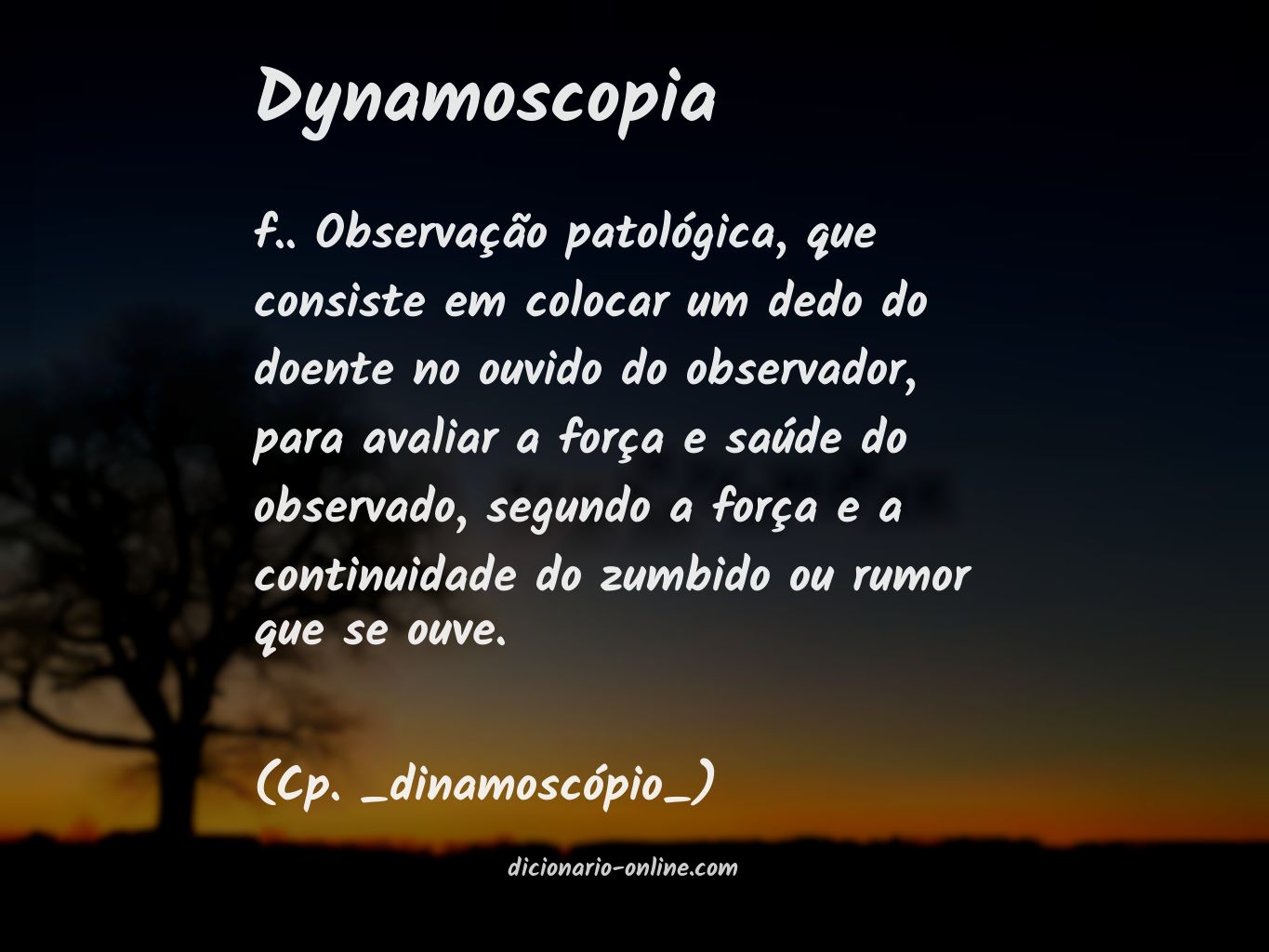 Significado de dynamoscopia