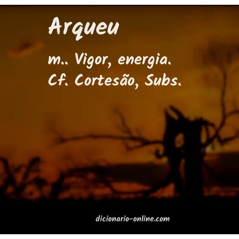 Significado de arqueu