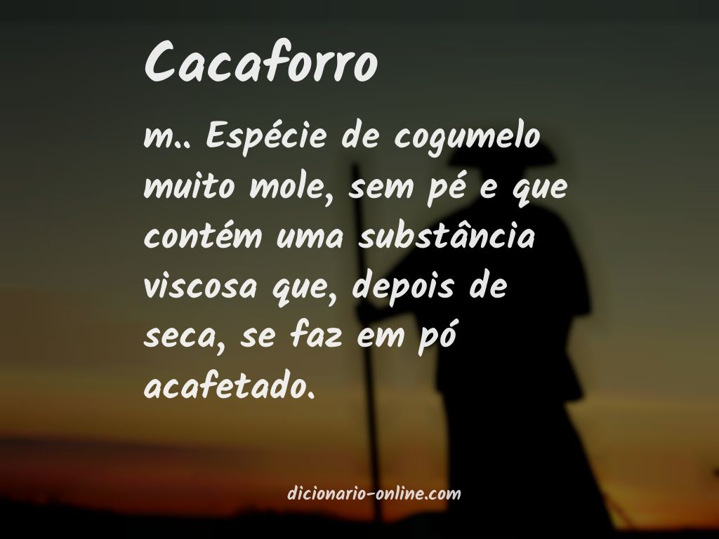 Significado de cacaforro