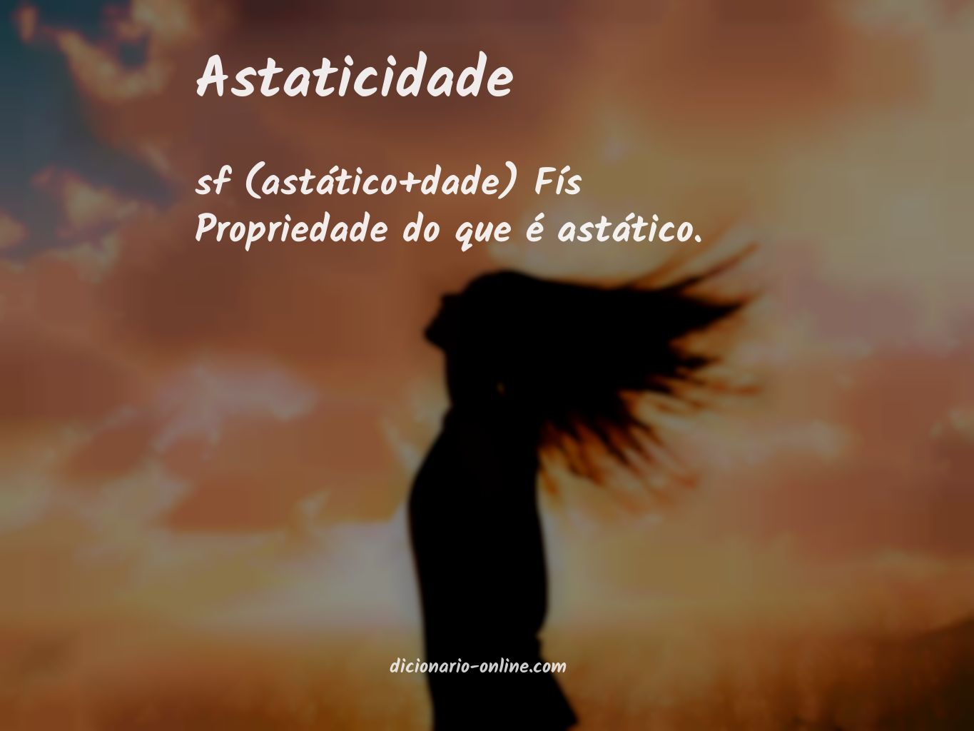 Significado de astaticidade