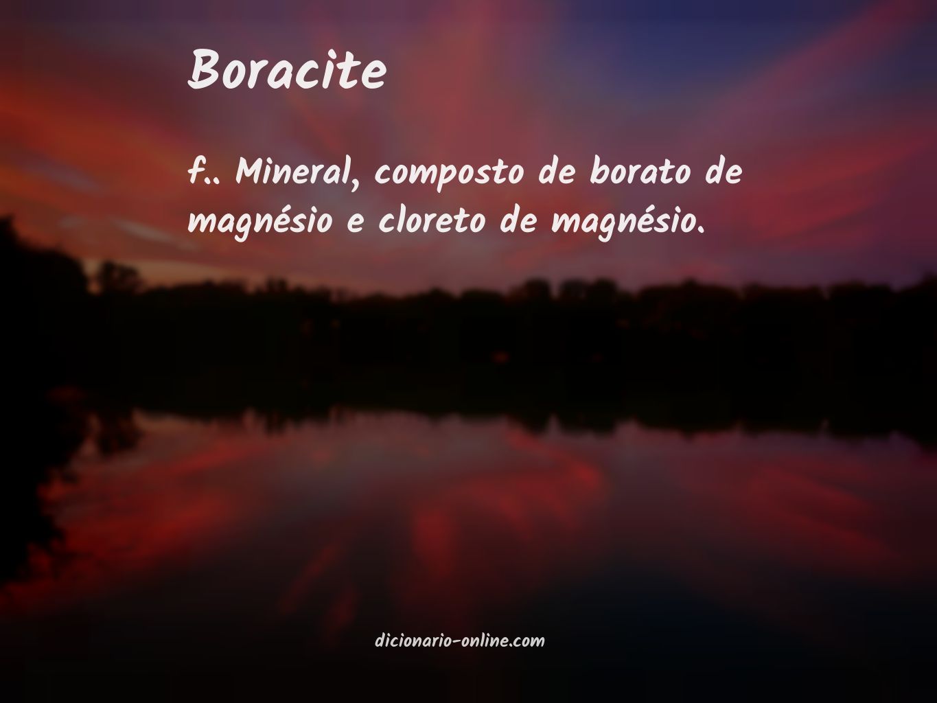 Significado de boracite