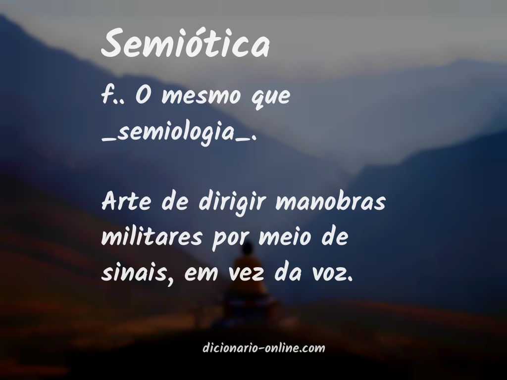 Significado de semiótica