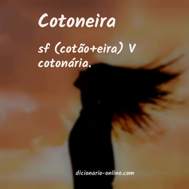 Significado de cotoneira