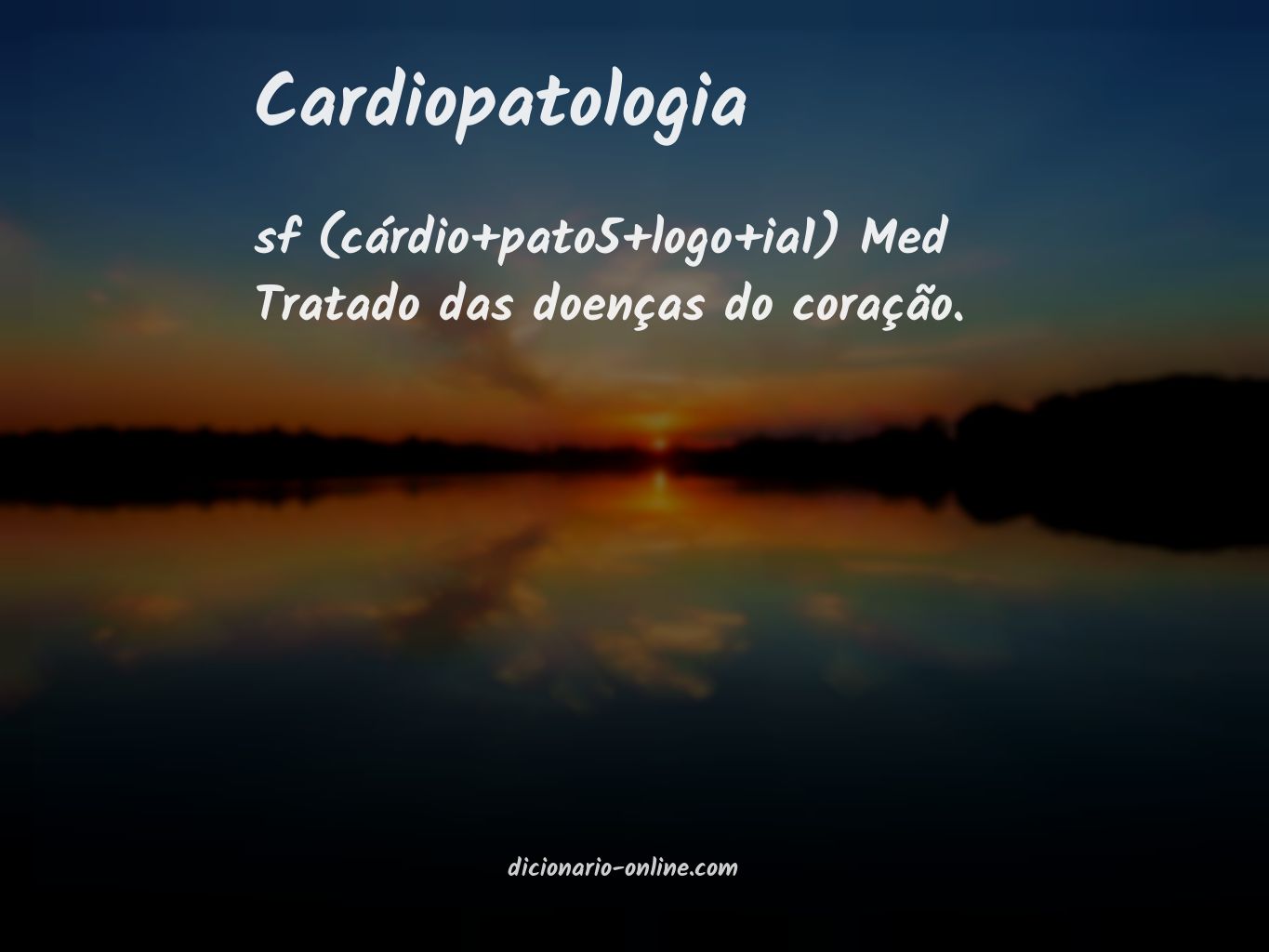 Significado de cardiopatologia