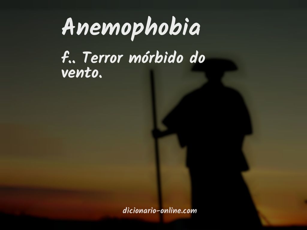 Significado de anemophobia