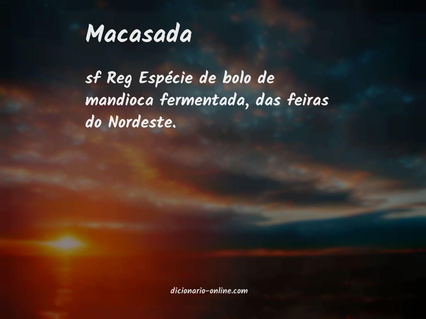 Significado de macasada