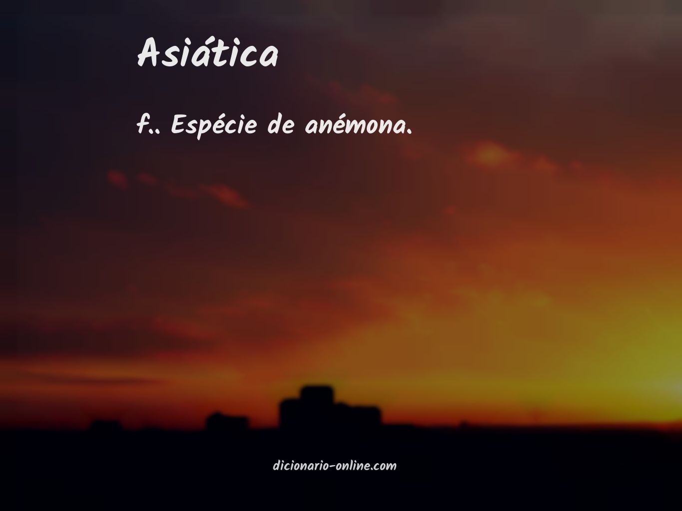 Significado de asiática