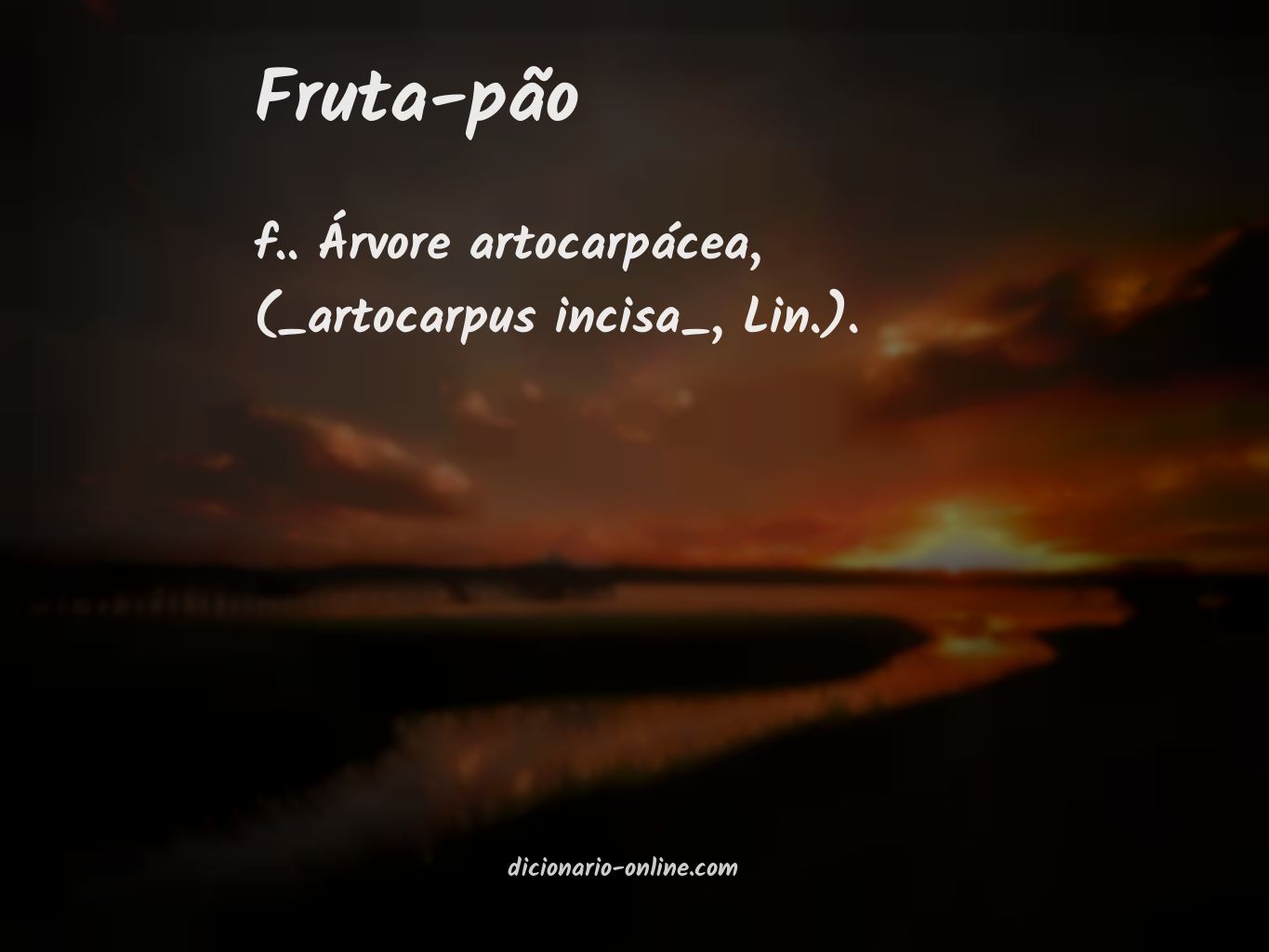 Significado de fruta-pão