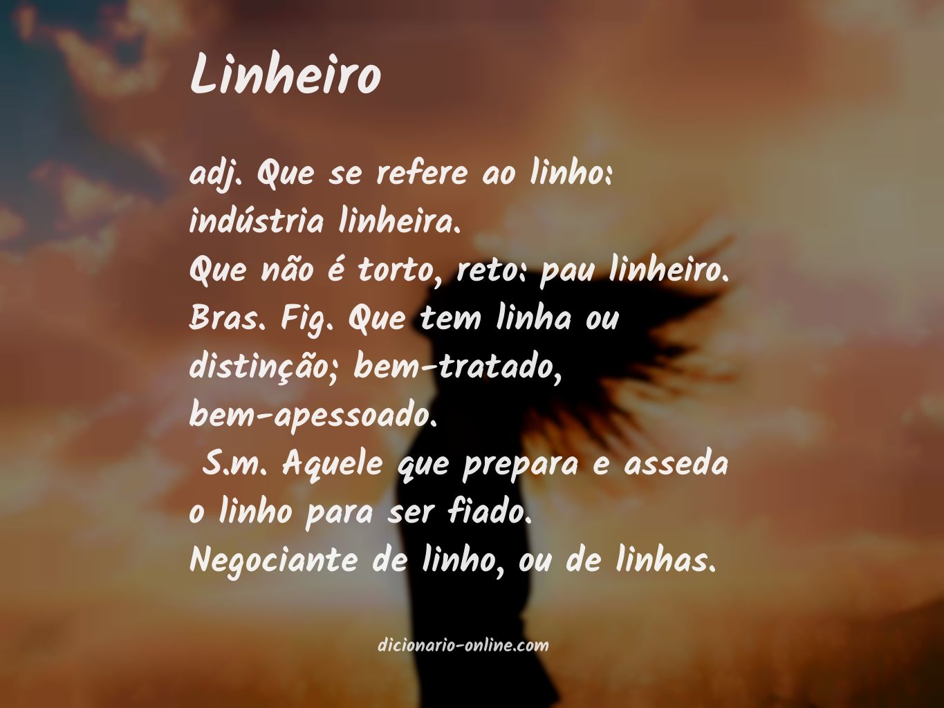 Significado de linheiro