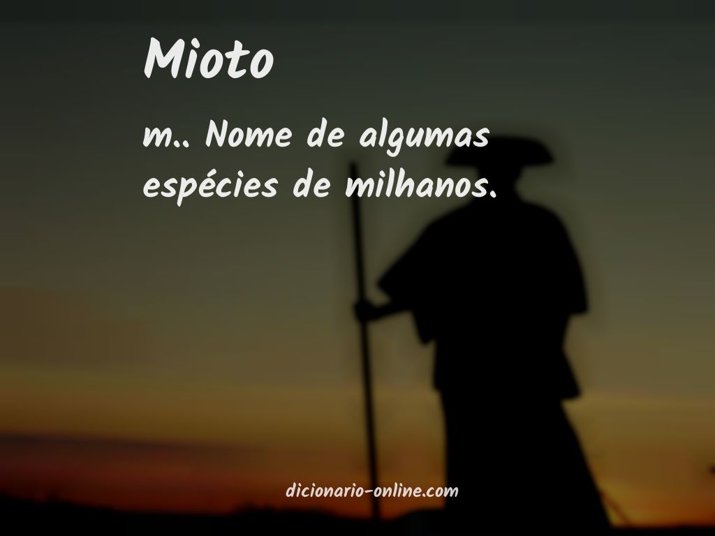 Significado de mioto