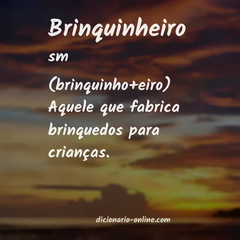 Significado de brinquinheiro