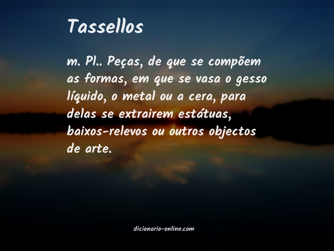 Significado de tassellos