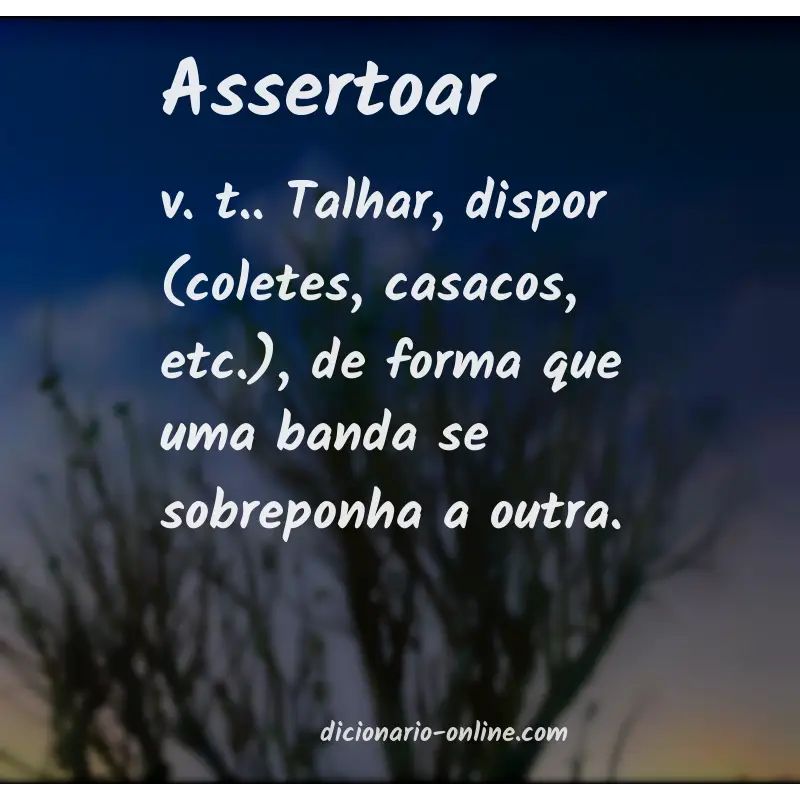 Significado de assertoar