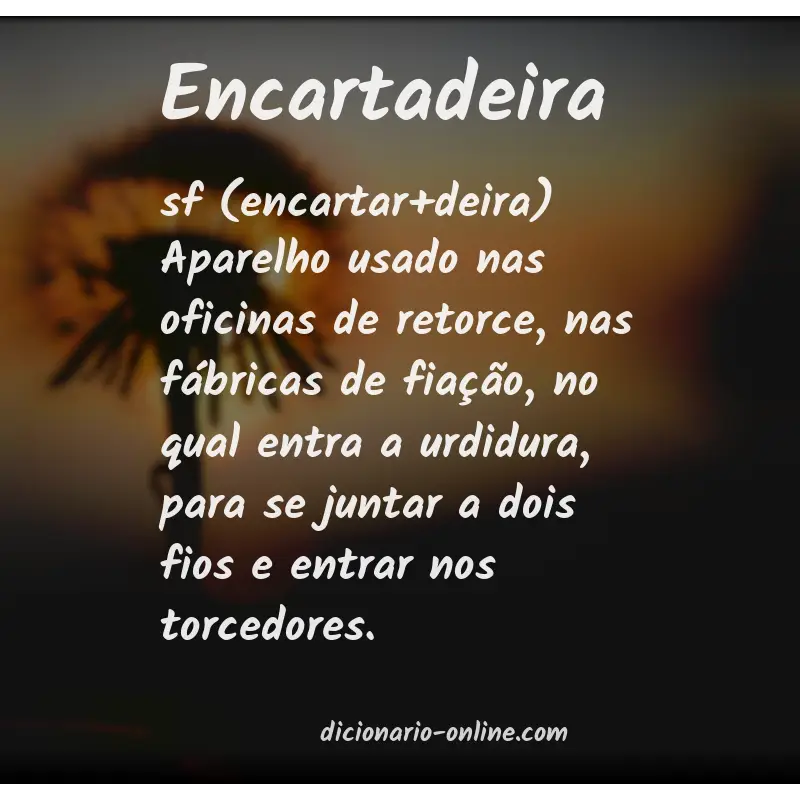 Significado de encartadeira