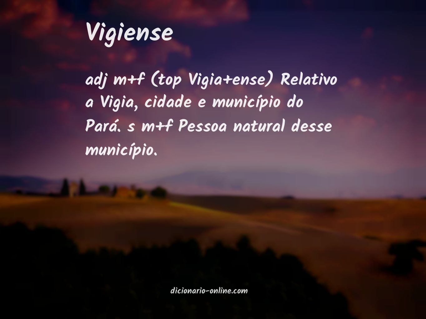 Significado de vigiense