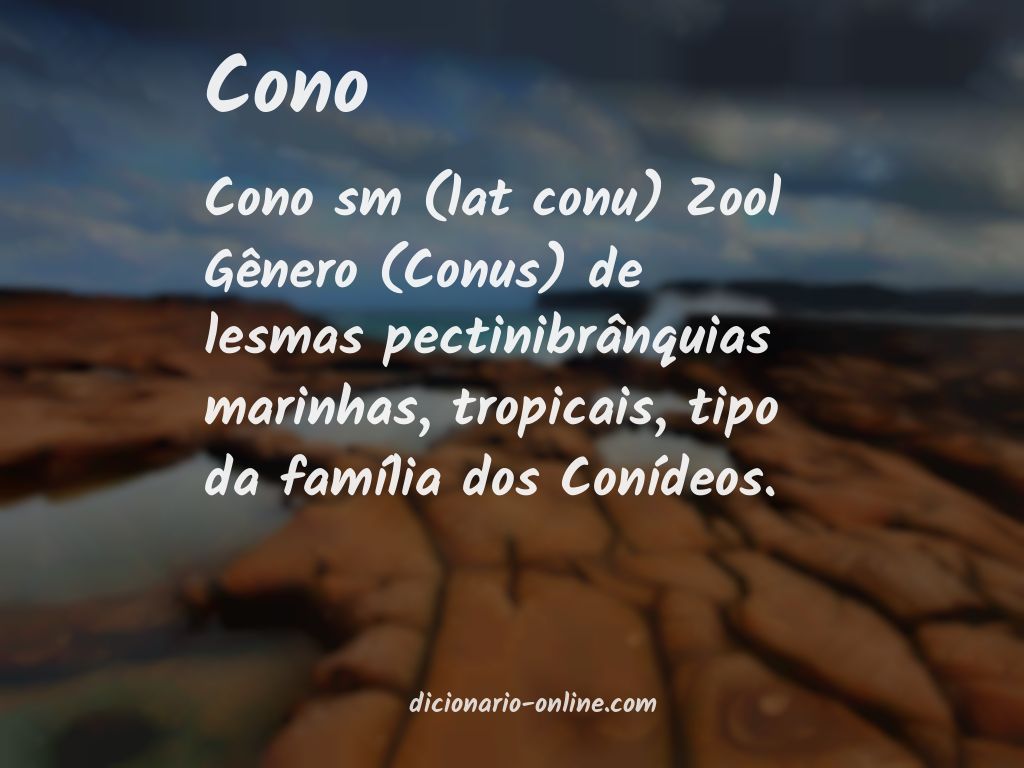 Significado de cono