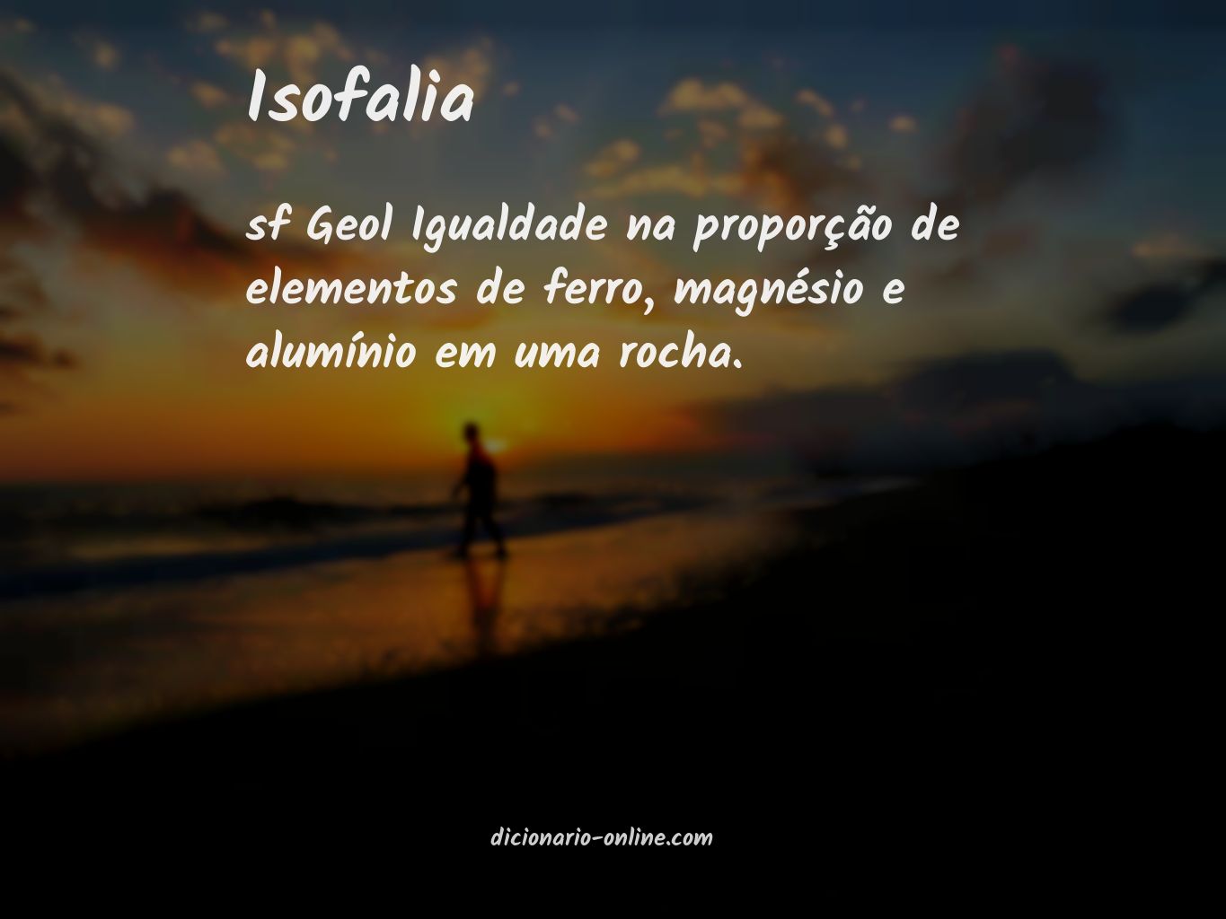 Significado de isofalia