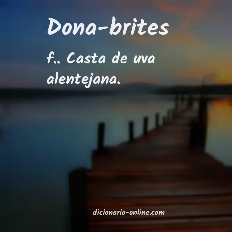 Significado de dona-brites