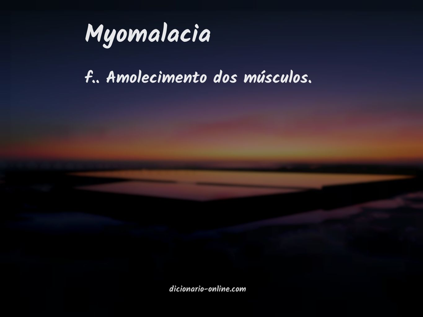 Significado de myomalacia
