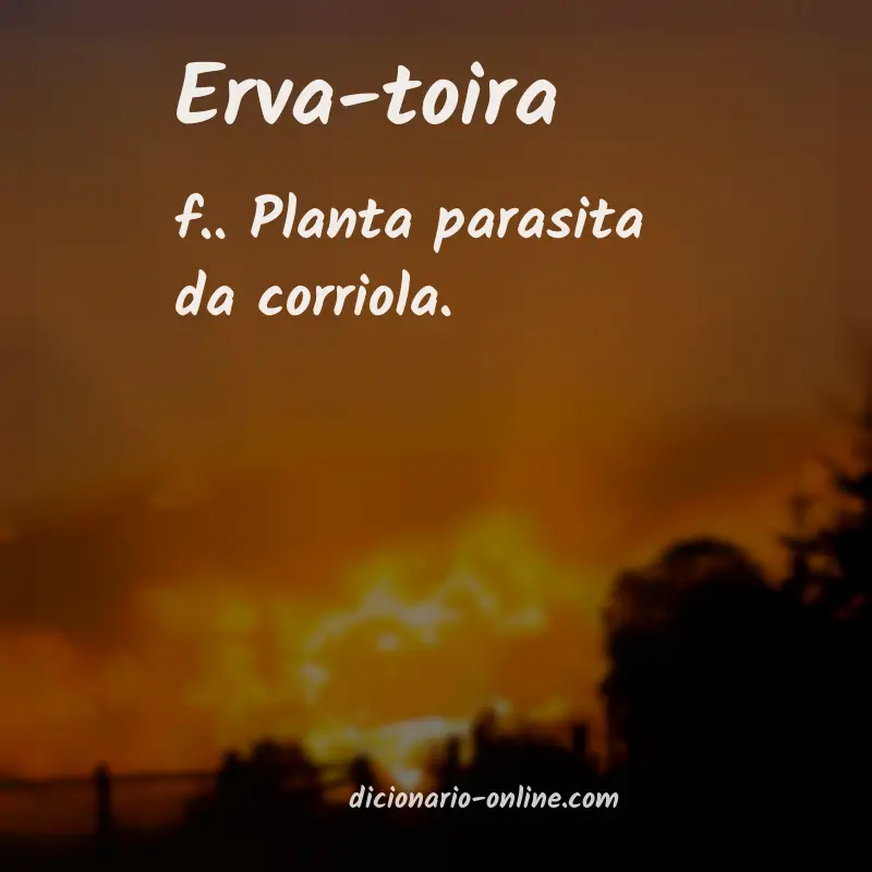 Significado de erva-toira