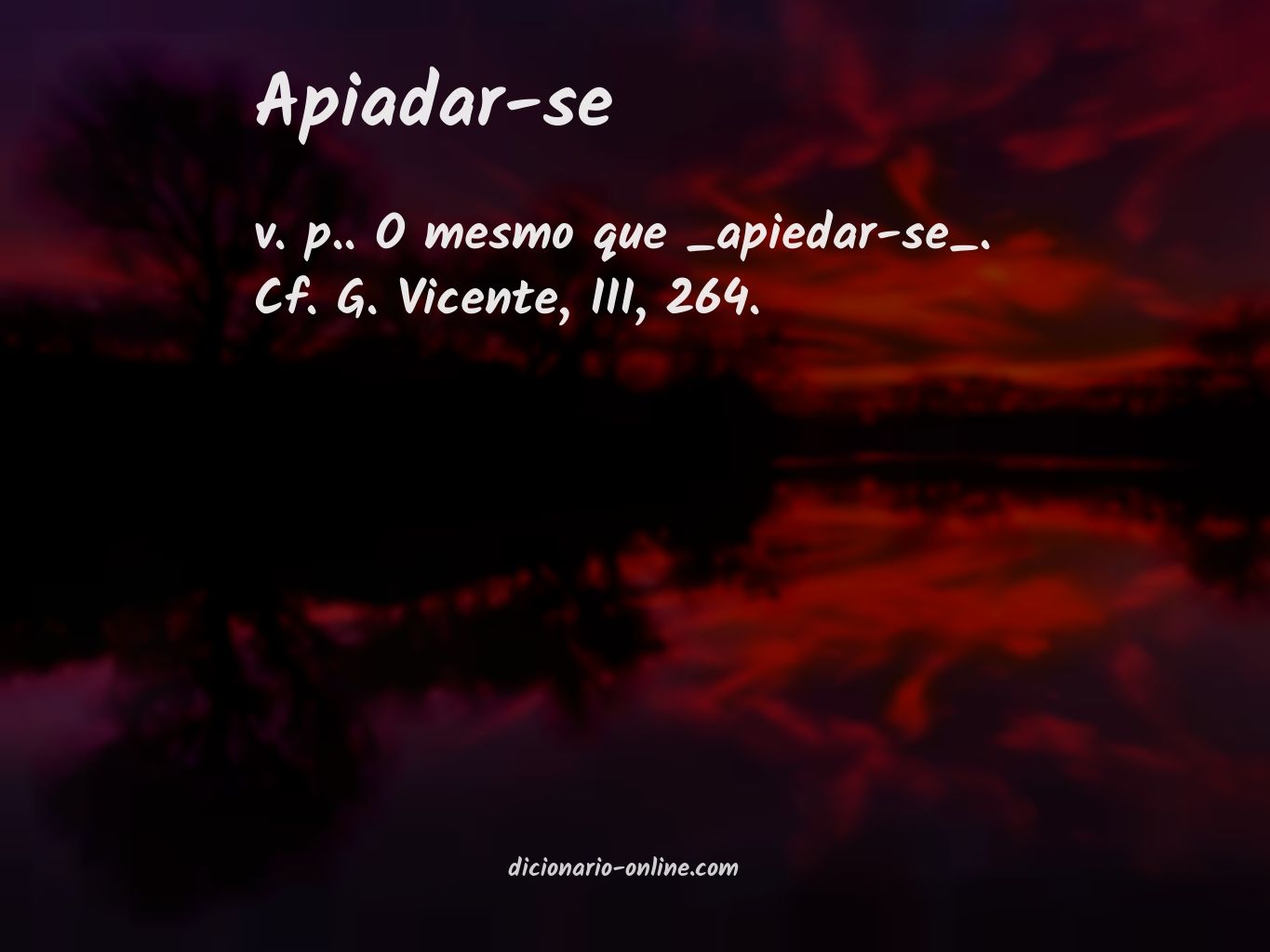 Significado de apiadar-se