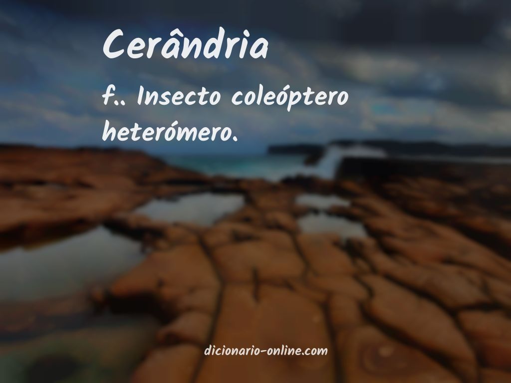 Significado de cerândria