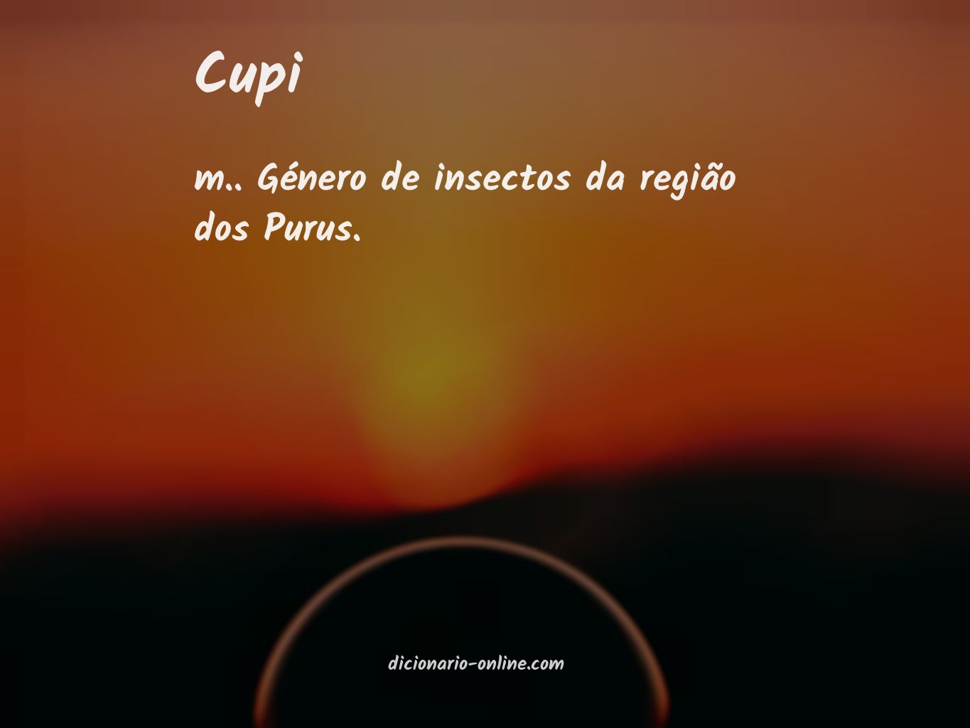 Significado de cupi