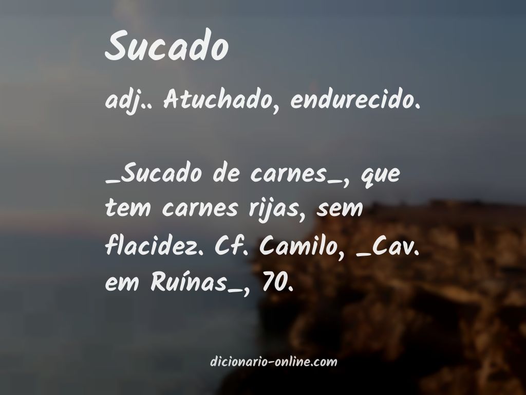 Significado de sucado