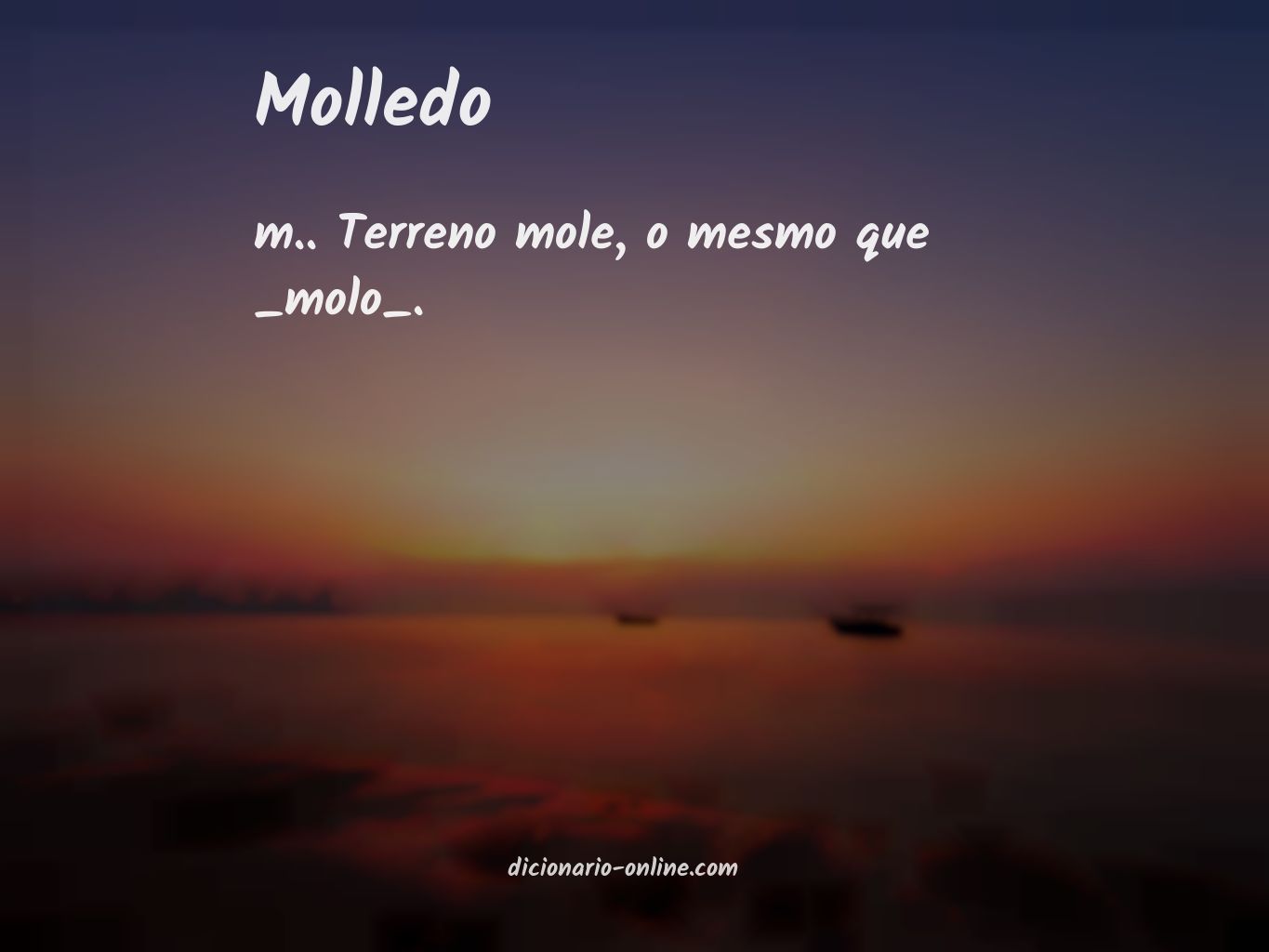 Significado de molledo