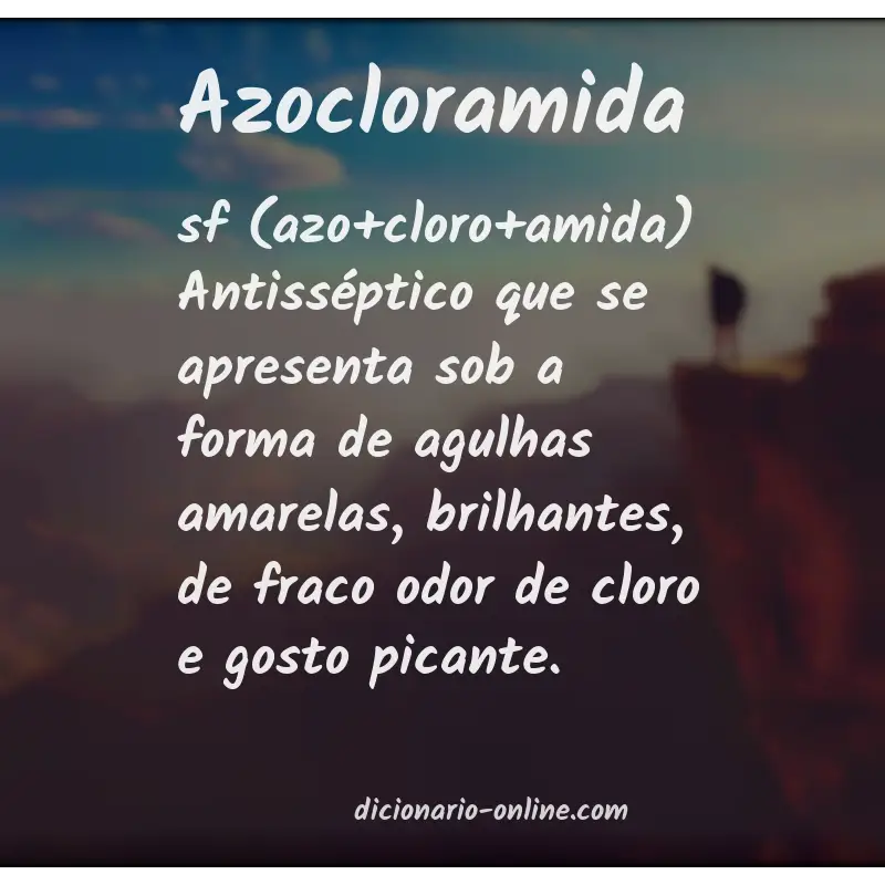 Significado de azocloramida
