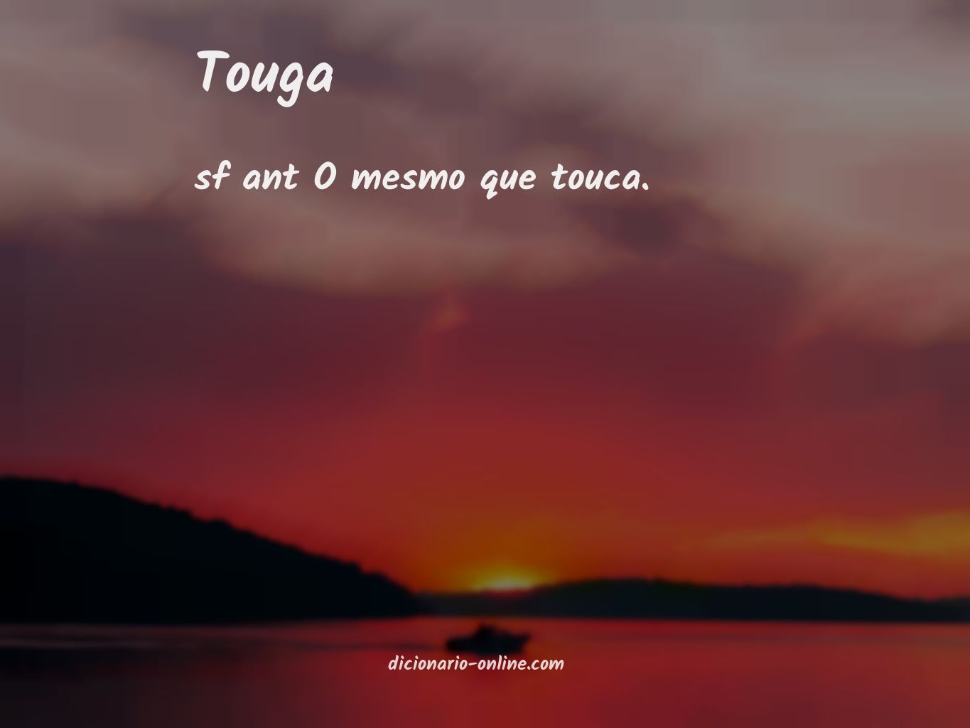 Significado de touga