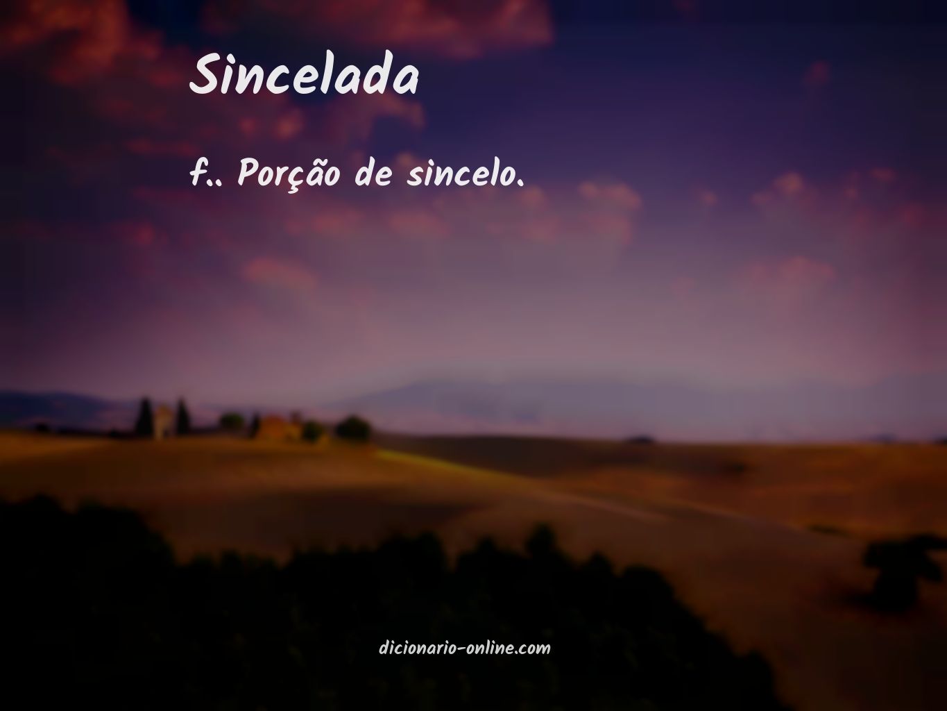 Significado de sincelada