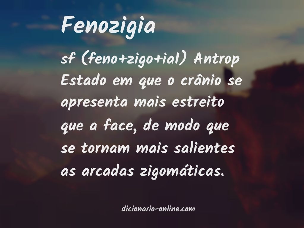 Significado de fenozigia