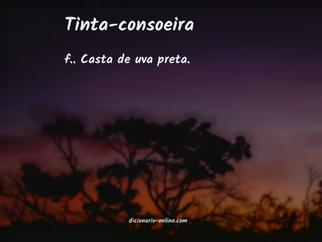 Significado de tinta-consoeira