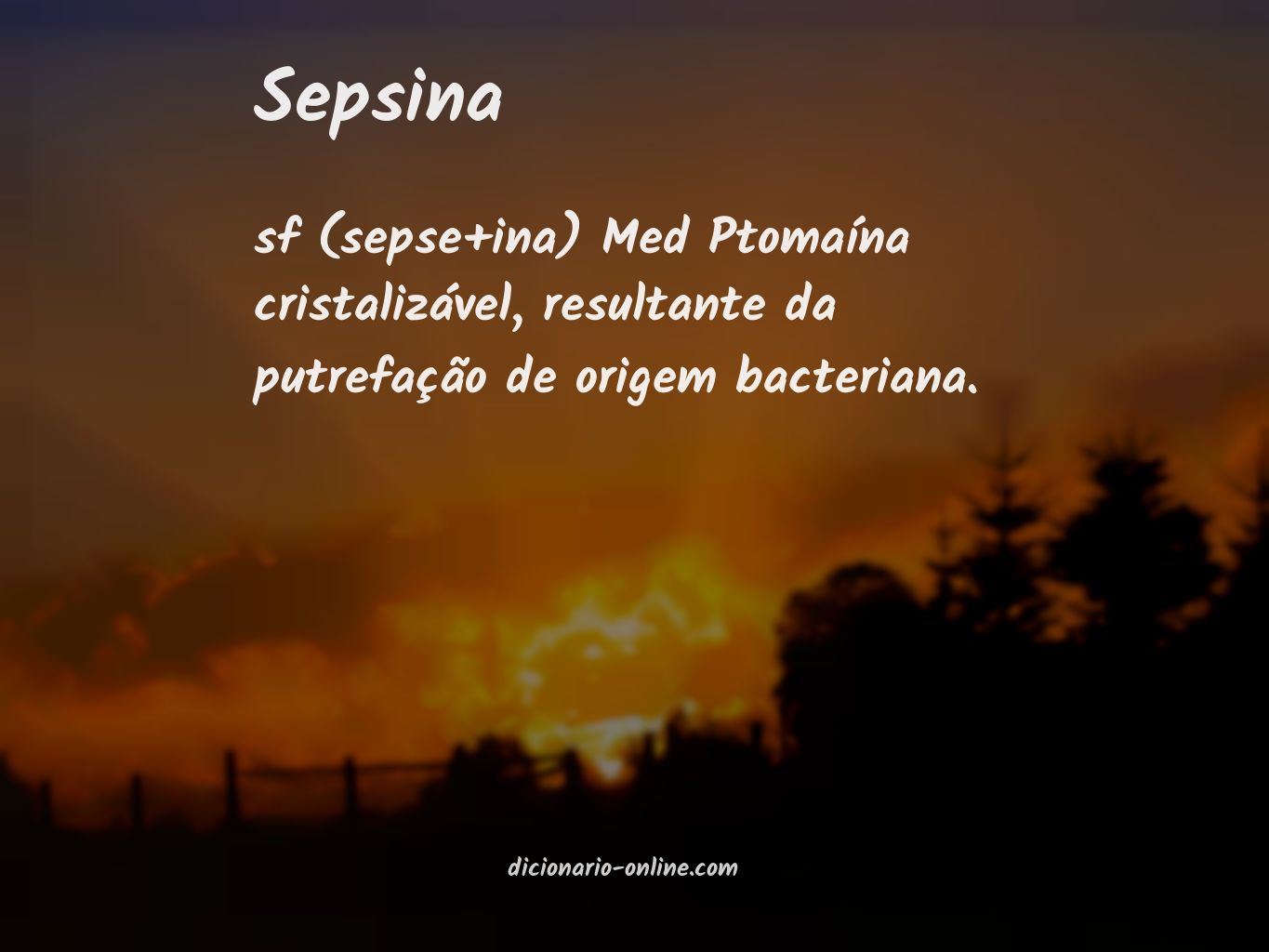 Significado de sepsina