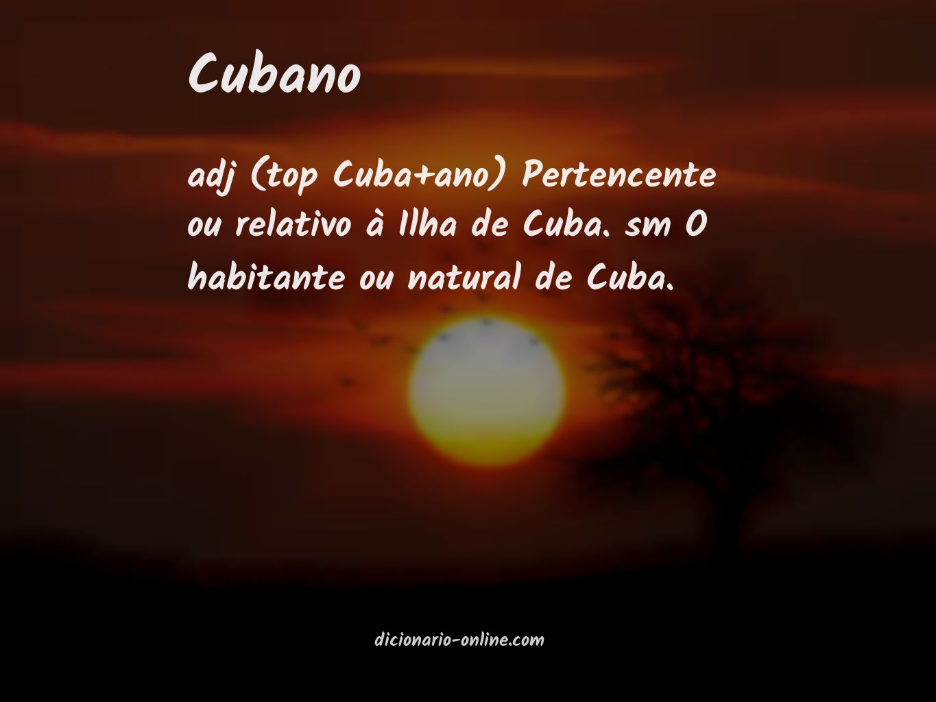 Significado de cubano