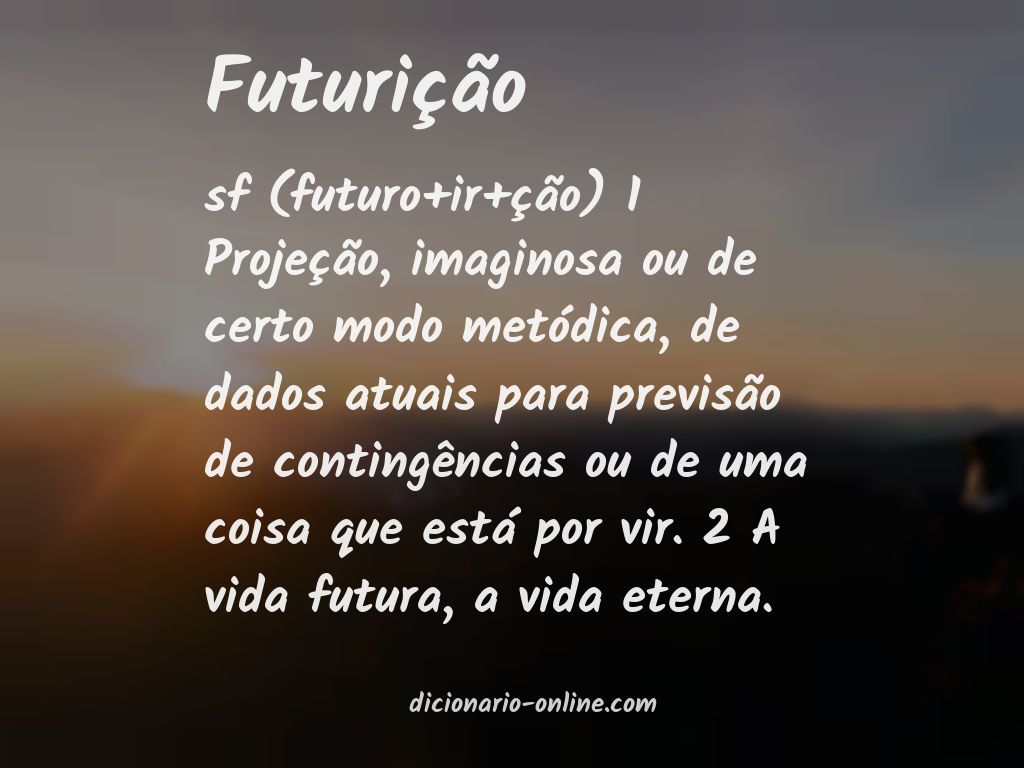 Significado de futurição