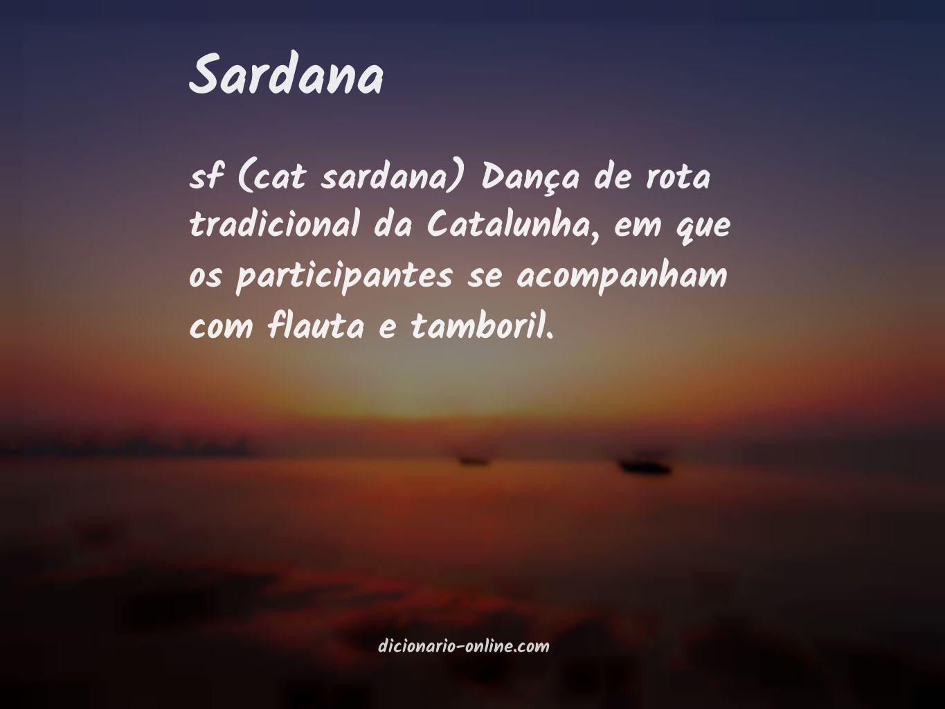 Significado de sardana