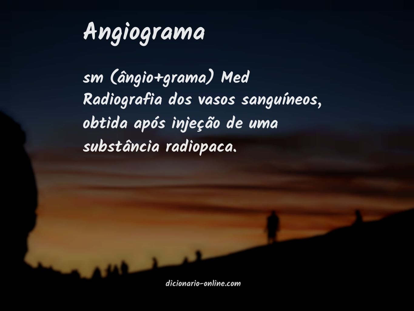 Significado de angiograma