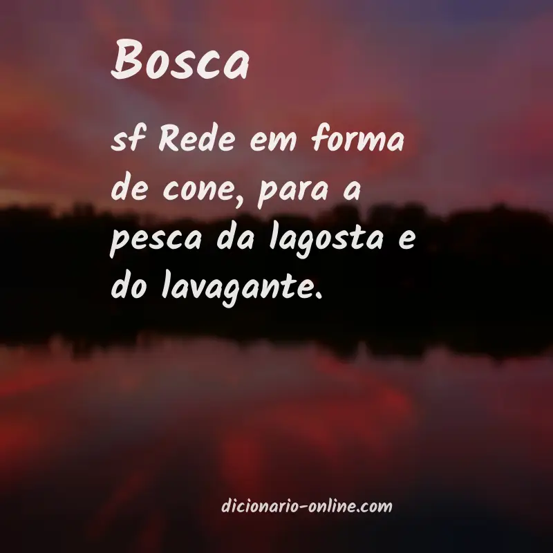 Significado de bosca
