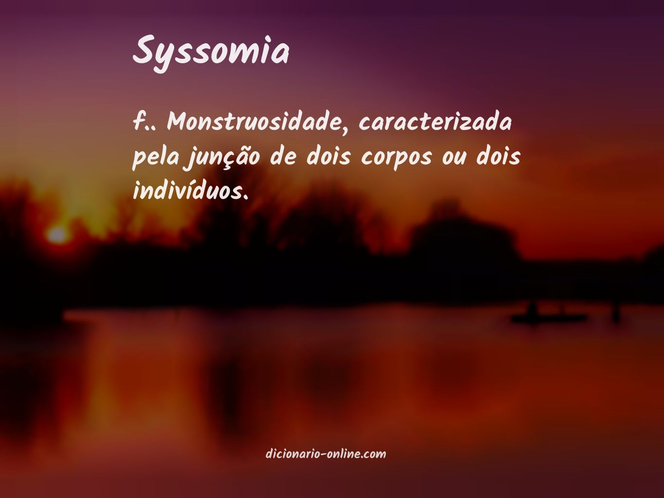 Significado de syssomia