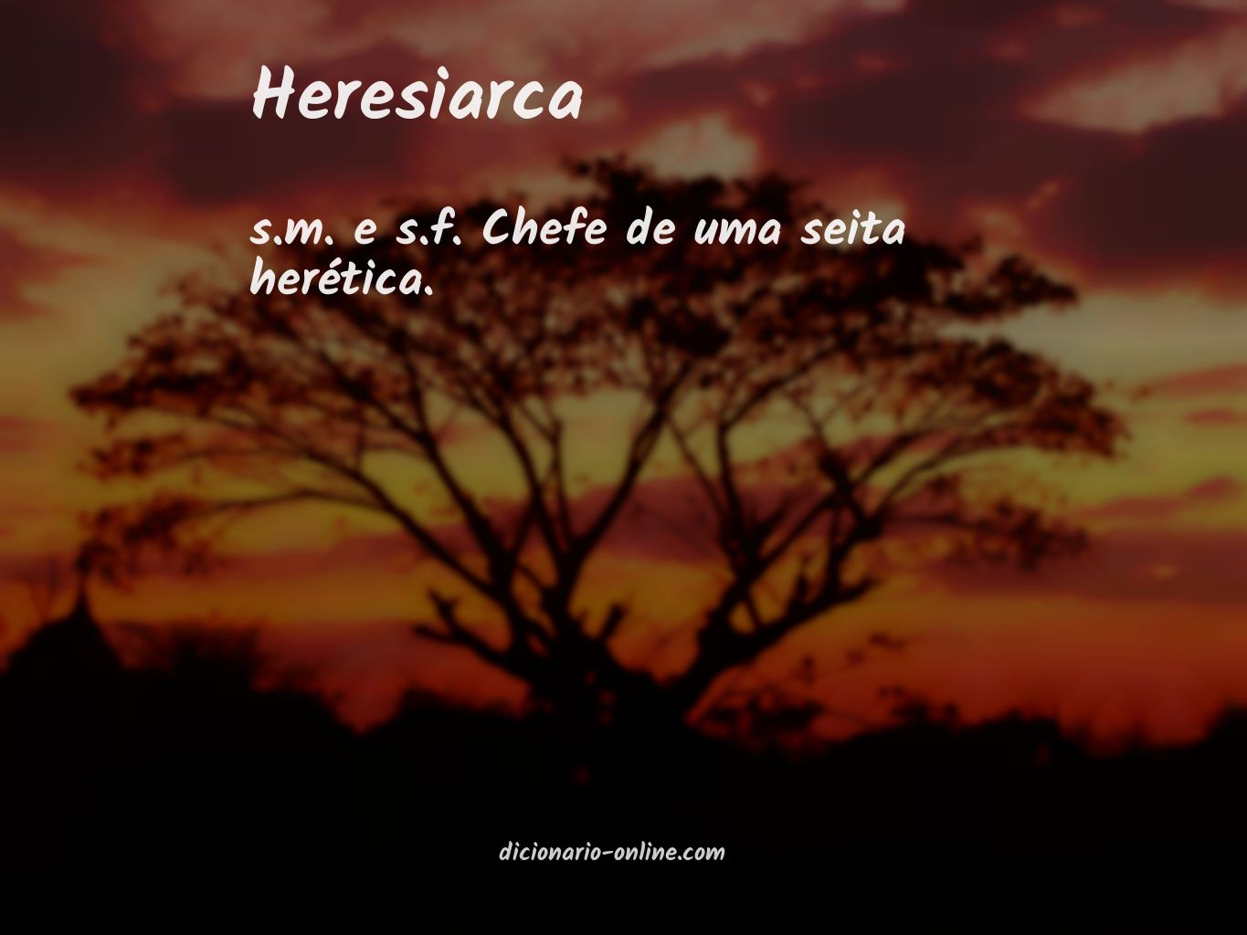 Significado de heresiarca