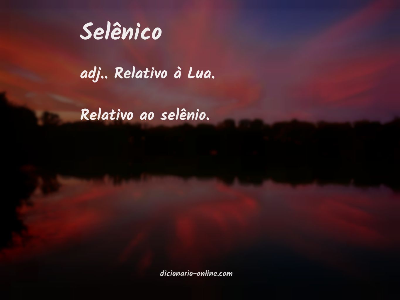 Significado de selênico