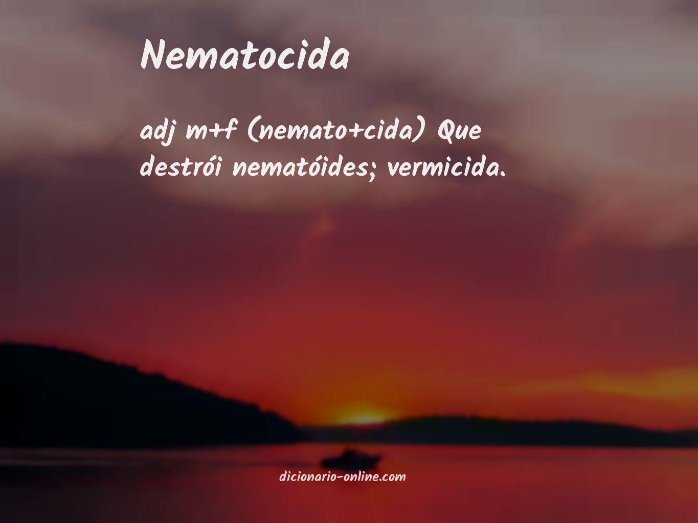 Significado de nematocida